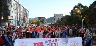 Muş'ta 'Meşaleli Gençlik Yürüyüşü' düzenlendi