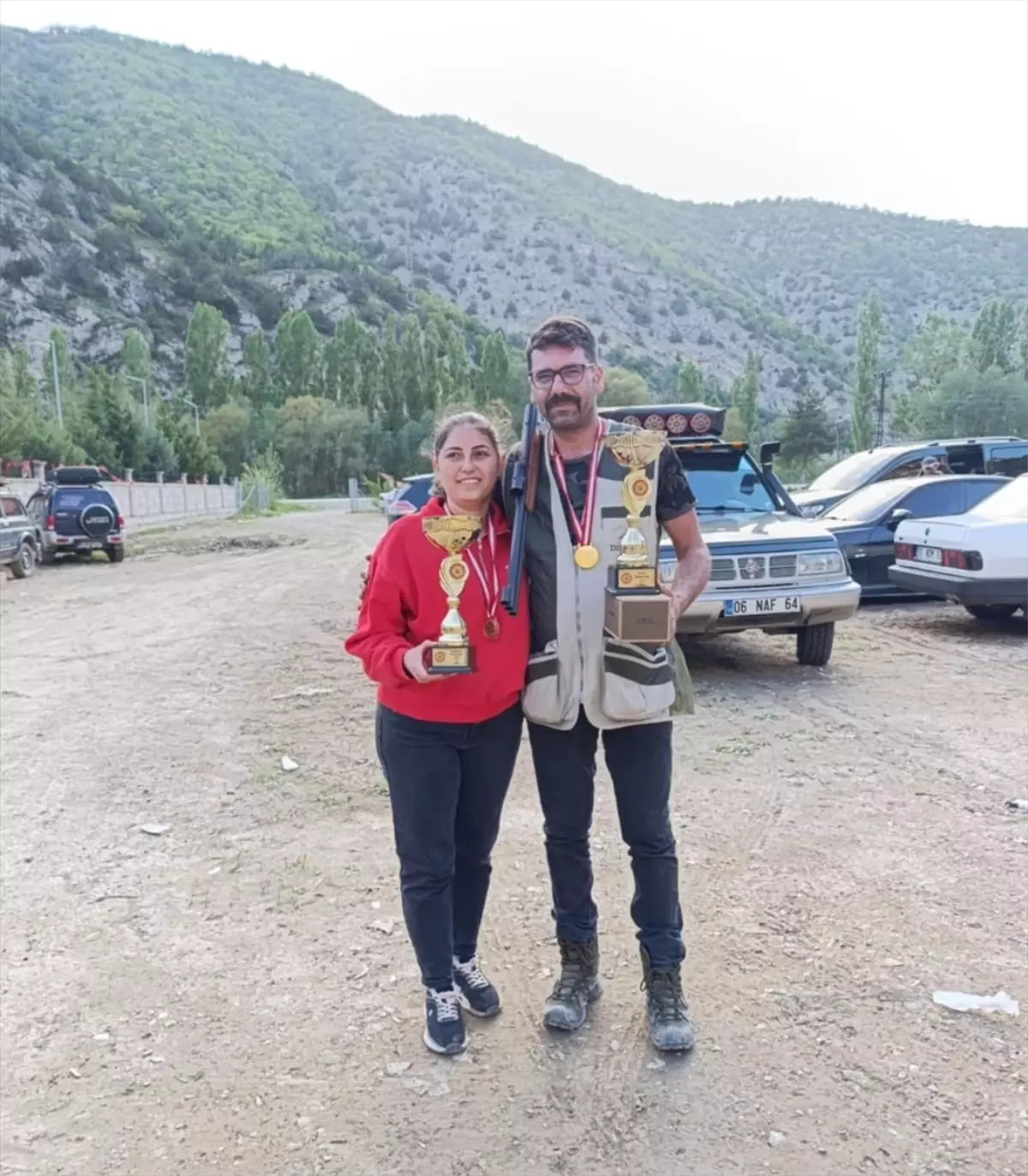 Nallıhan'da Tek Kurşun Atış Yarışması Düzenlendi