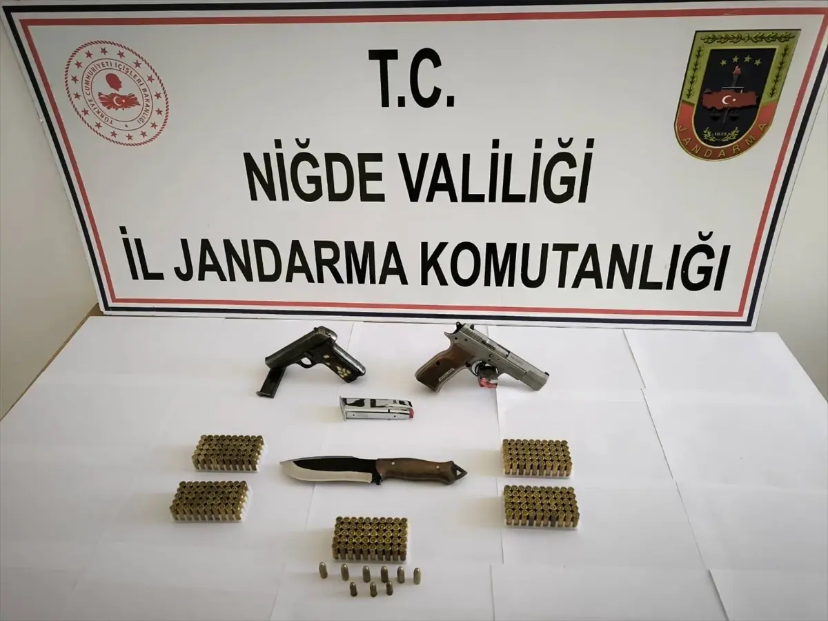 Niğde'de Ruhsatsız Silah Operasyonu: 1 Gözaltı