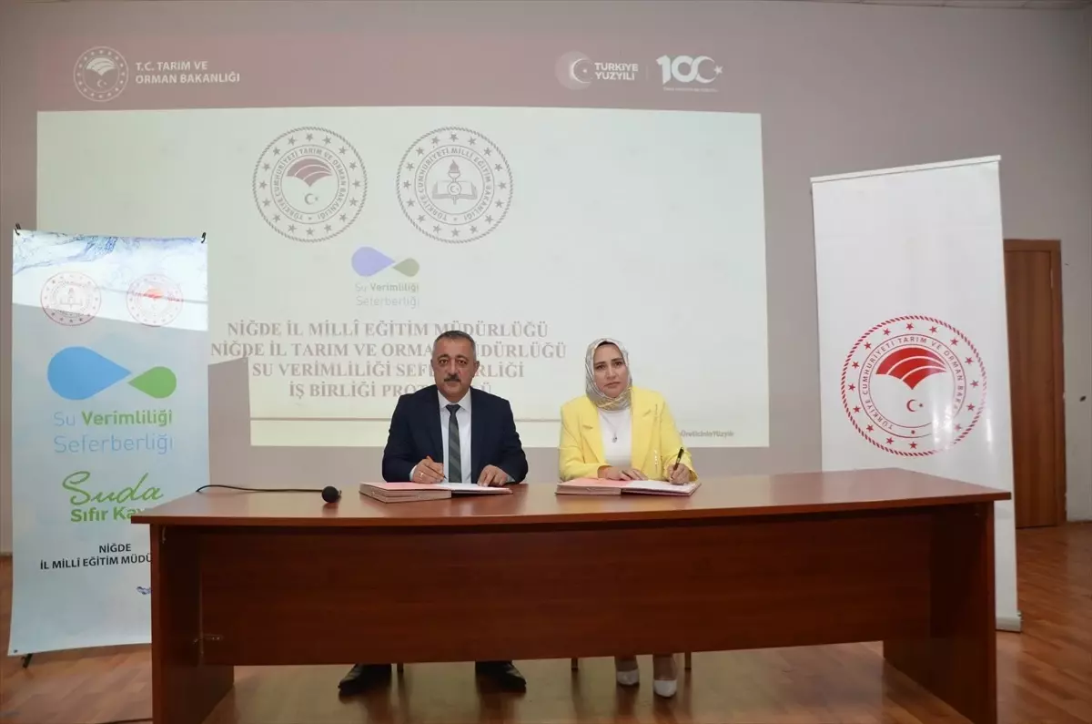 Niğde'de Su Verimliliği İçin İşbirliği Protokolü İmzalandı