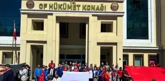 Trabzon'da Gençlik Haftası Yürüyüşü Düzenlendi