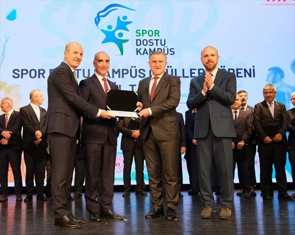 Ondokuz Mayıs Üniversitesine 'Spor Dostu Kampüs' ünvanı
