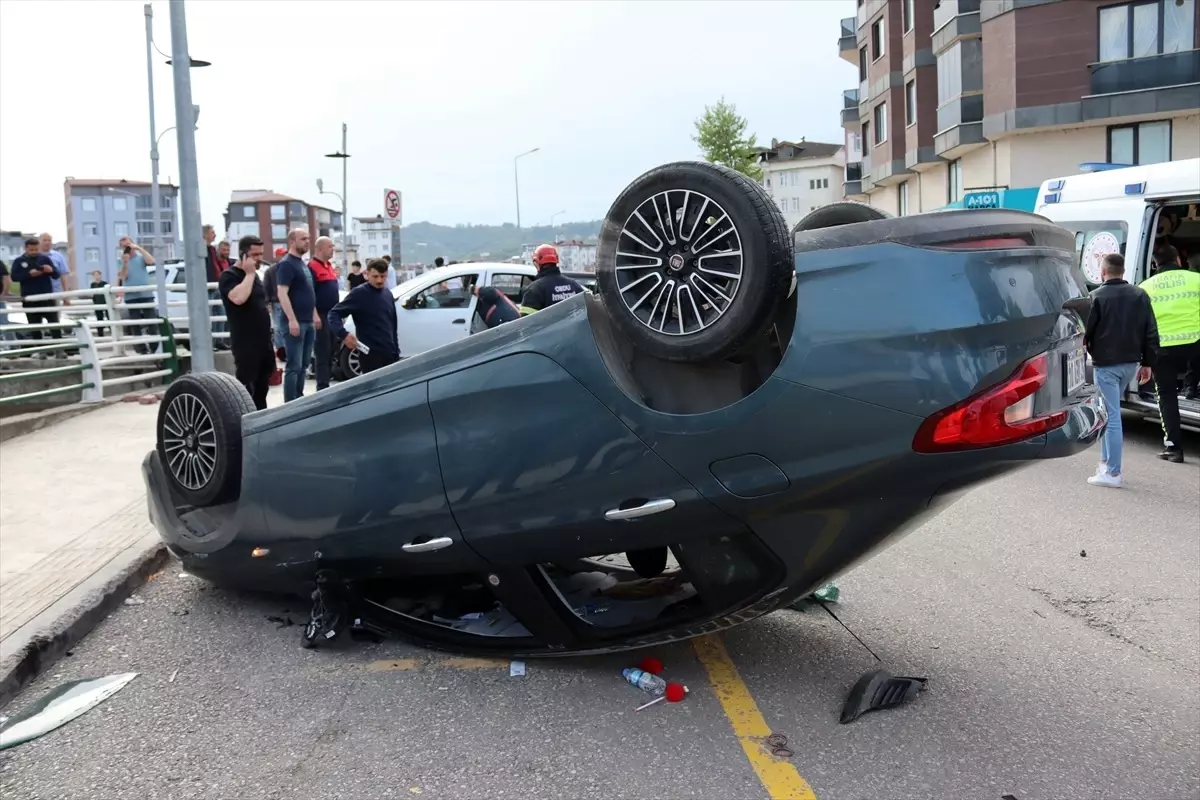 Ordu'da Trafik Kazası: 5 Yaralı