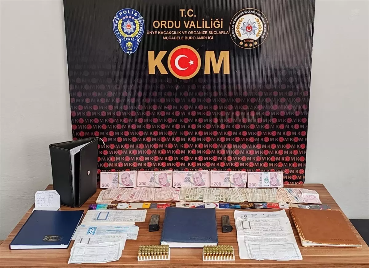 Ordu'da Tefecilik Operasyonu: İki Şüpheli Tutuklandı