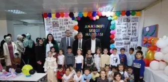 Anaokulu Öğrencilerinin Yıl Sonu Sergisi Açıldı