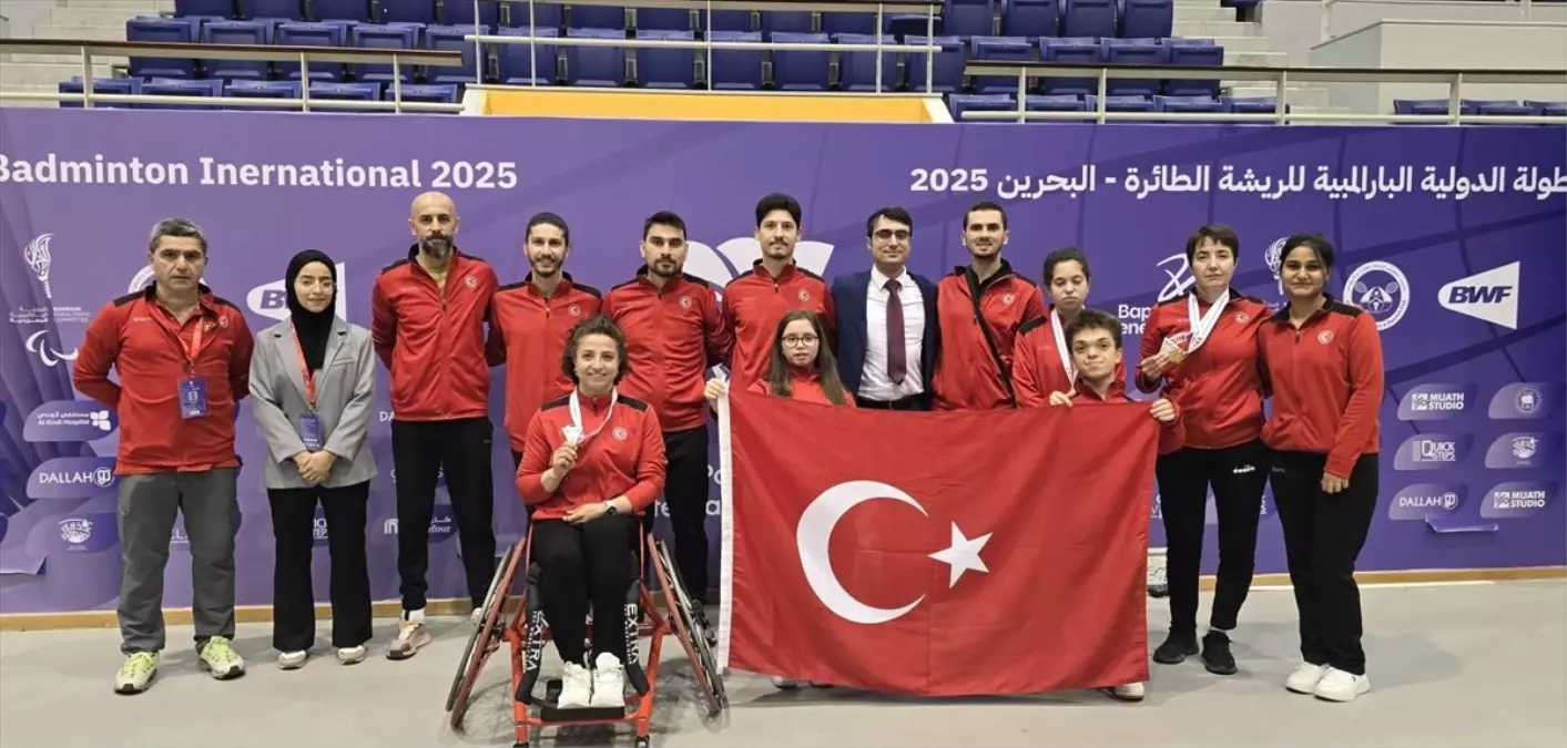 Milli Para Badmintoncular Bahreyn Turnuvası'nda 5 Madalya Kazandı