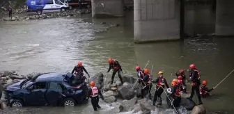 Rize'de Sel ve Taşkın Tatbikatı Gerçekleştirildi