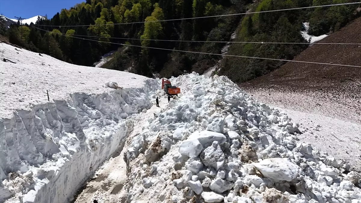 Rize'de Karla Mücadele Çalışmaları Devam Ediyor