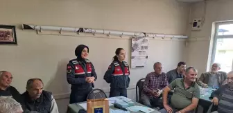Jandarma Kırsal Mahalleleri Dolandırıcılığa Karşı Bilgilendiriyor