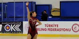 Samsun'da Artistik Buz Pateni Amatörler Yarışması Sona Erdi