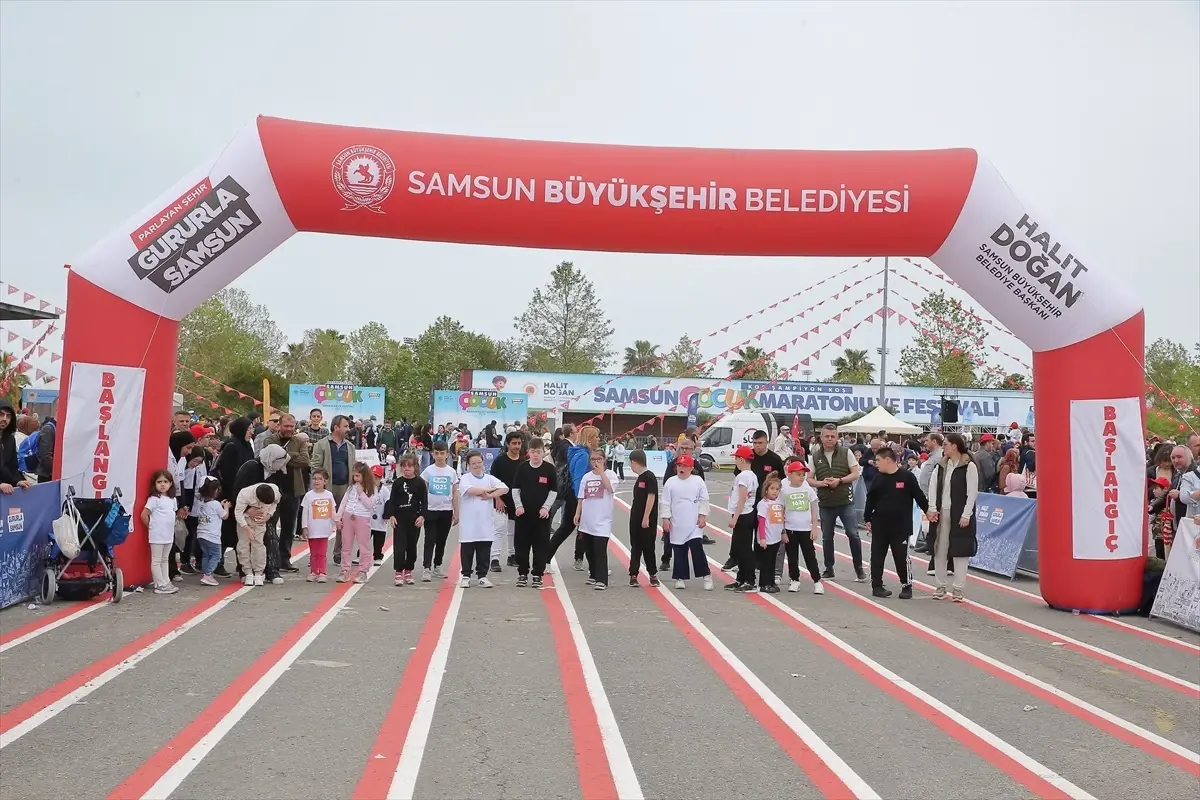 Samsun'da 19 Mayıs Gençlik ve Spor Bayramı Coşkusu: Çocuk Maratonu ve Festivali Gerçekleşti