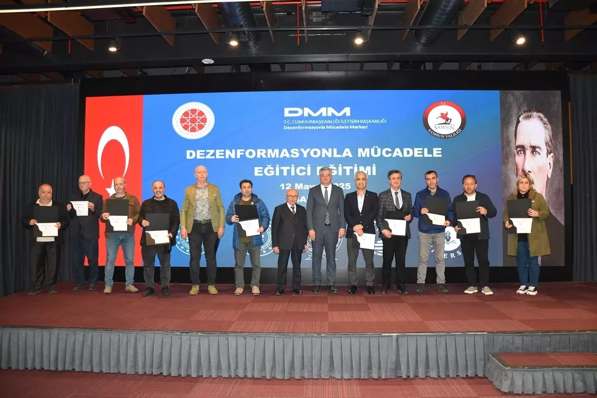 Samsun'da 'Dezenformasyonla Mücadele Eğitici Eğitimi' sona erdi
