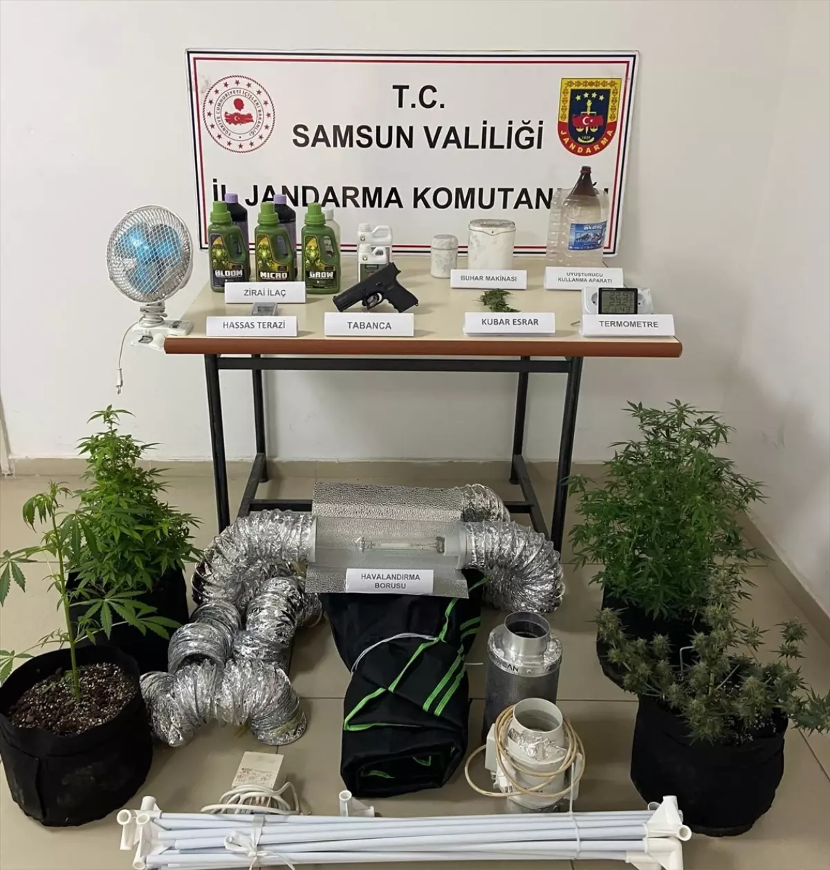 Samsun'da Uyuşturucu İmalatı Operasyonu: Bir Zanlı Gözaltında