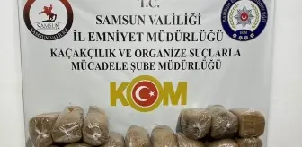 Samsun'da 145 Kilogram Kaçak Tütün Ele Geçirildi