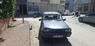 Samsun Bafra'da Motosiklet ve Otomobil Çarpıştı: 1 Yaralı