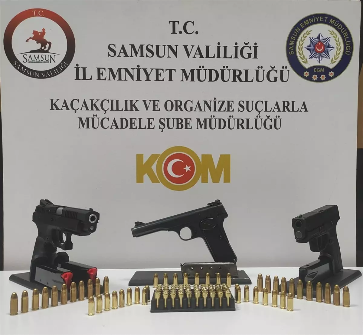Samsun'da Ruhsatsız Silah Operasyonunda 1 Kişi Yakalandı