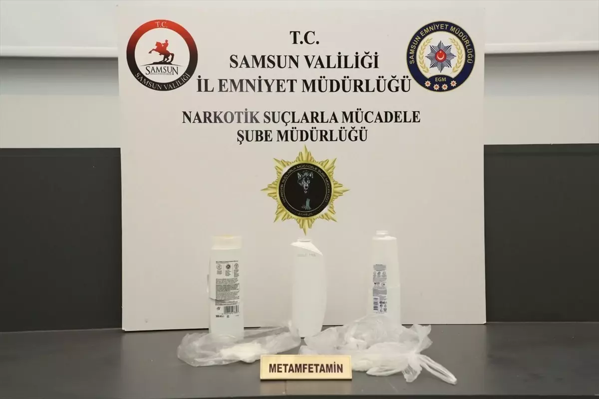 Samsun'da Şampuan Kutusunda Uyuşturucu Ele Geçirildi
