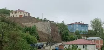 Samsun'da Toprak Kayması: Ev İstinat Duvarı Çöktü