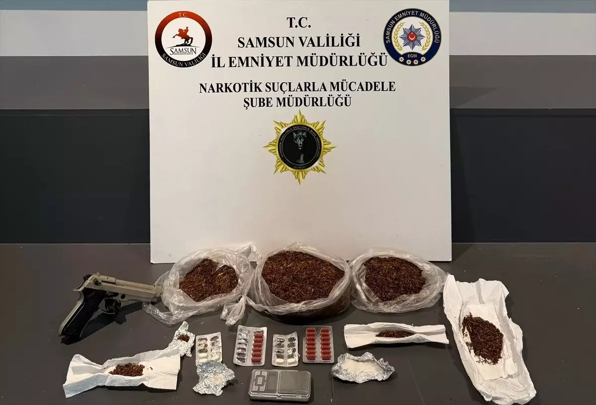 Samsun'da Uyuşturucu Operasyonu: 2 Gözaltı