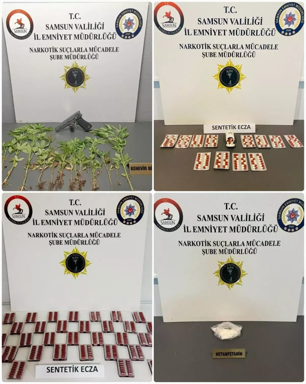 Samsun'da Uyuşturucu Operasyonu: 4 Gözaltı