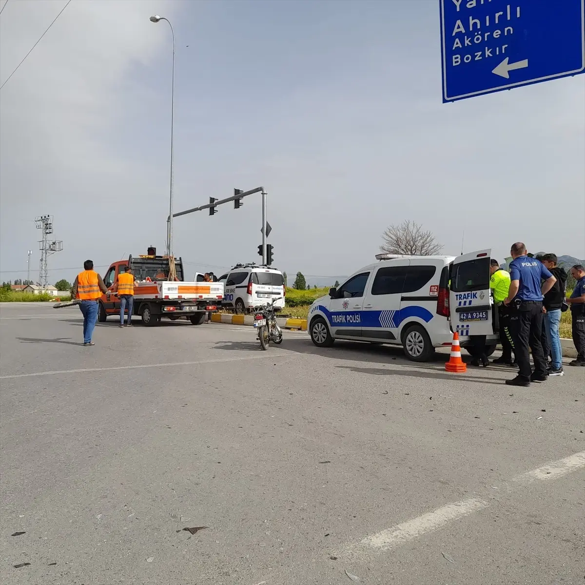 Konya'da Trafik Kazaları: 3 Yaralı