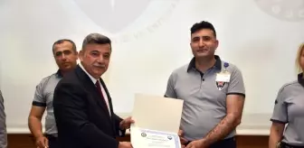 Siirt'te 24 Güvenlik Görevlisine Teşekkür Belgesi