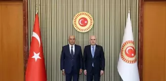 TBMM Başkanı Kurtulmuş, Azerbaycan Heyeti ile Görüştü