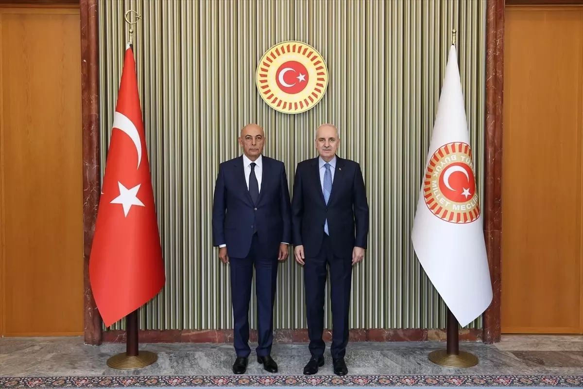TBMM Başkanı Kurtulmuş, Azerbaycan Heyeti ile Görüştü