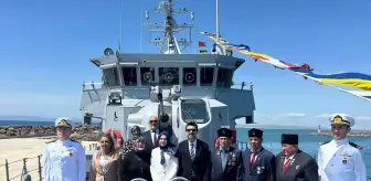 TCG Akçakoca Mayın Gemisi Enez Limanı'nda Ziyarete Açıldı