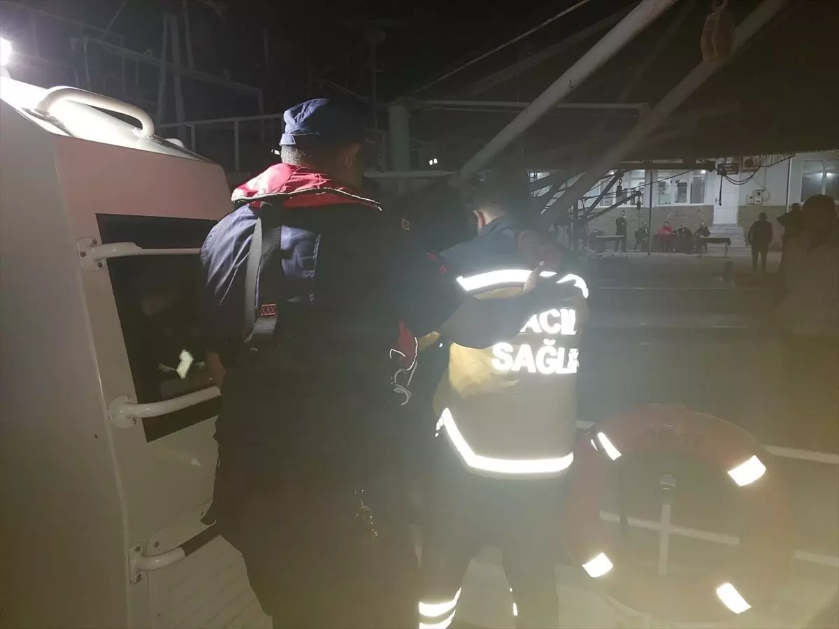 Şarköy Açıklarında Kalp Krizi Geçiren Gemi Personeli Tahliye Edildi