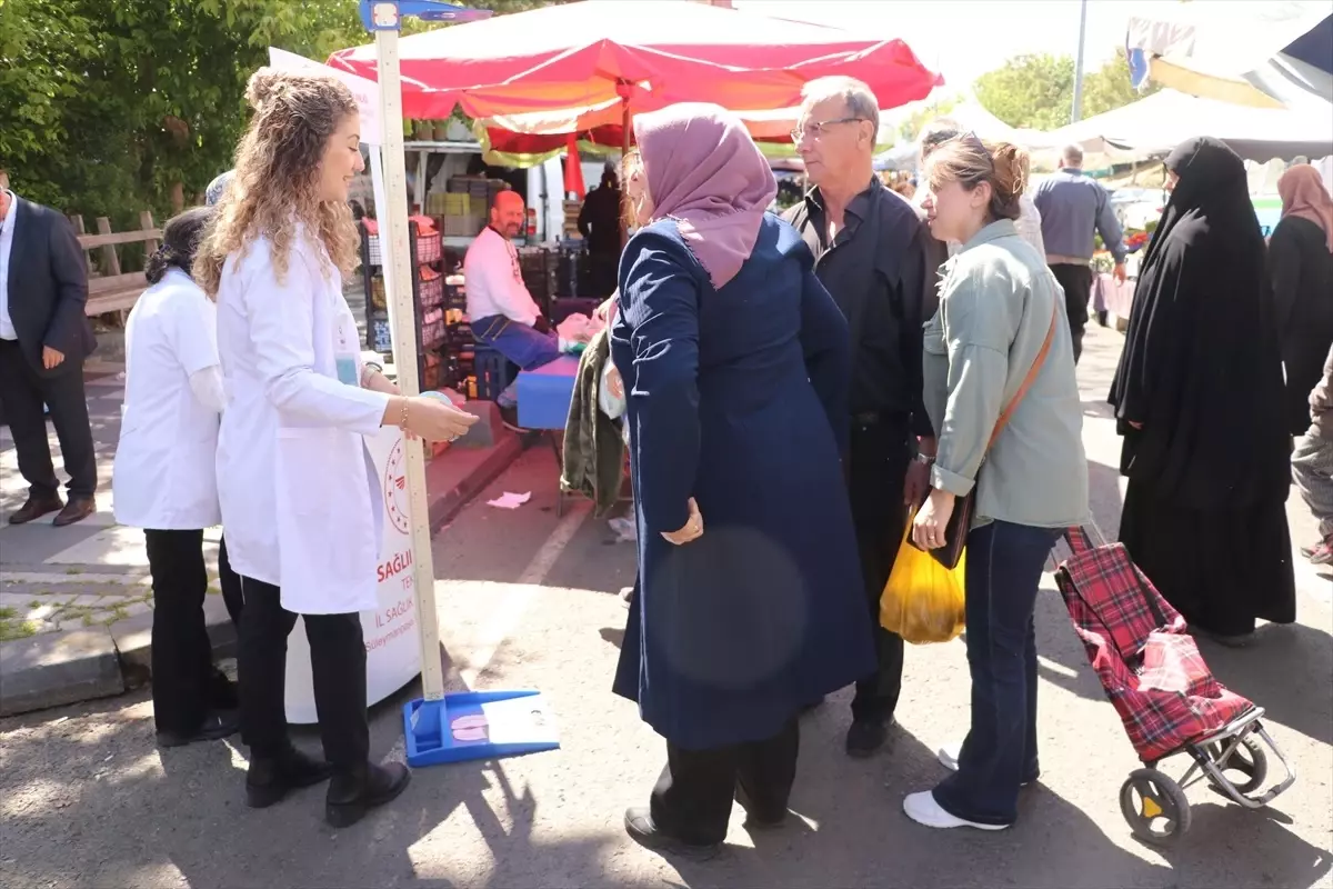 Tekirdağ'da Sağlıklı Yaşam İçin VKİ Ölçümleri Yapılıyor