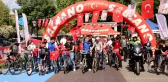 Tekirdağ'da 'Türkiye'nin Gücü Gençliği Bisiklet Turu' düzenlendi