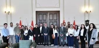 Tekirdağ'da Üniversite Öğrencilerinden Valiye Ziyaret ve Trafik Haftası Etkinlikleri
