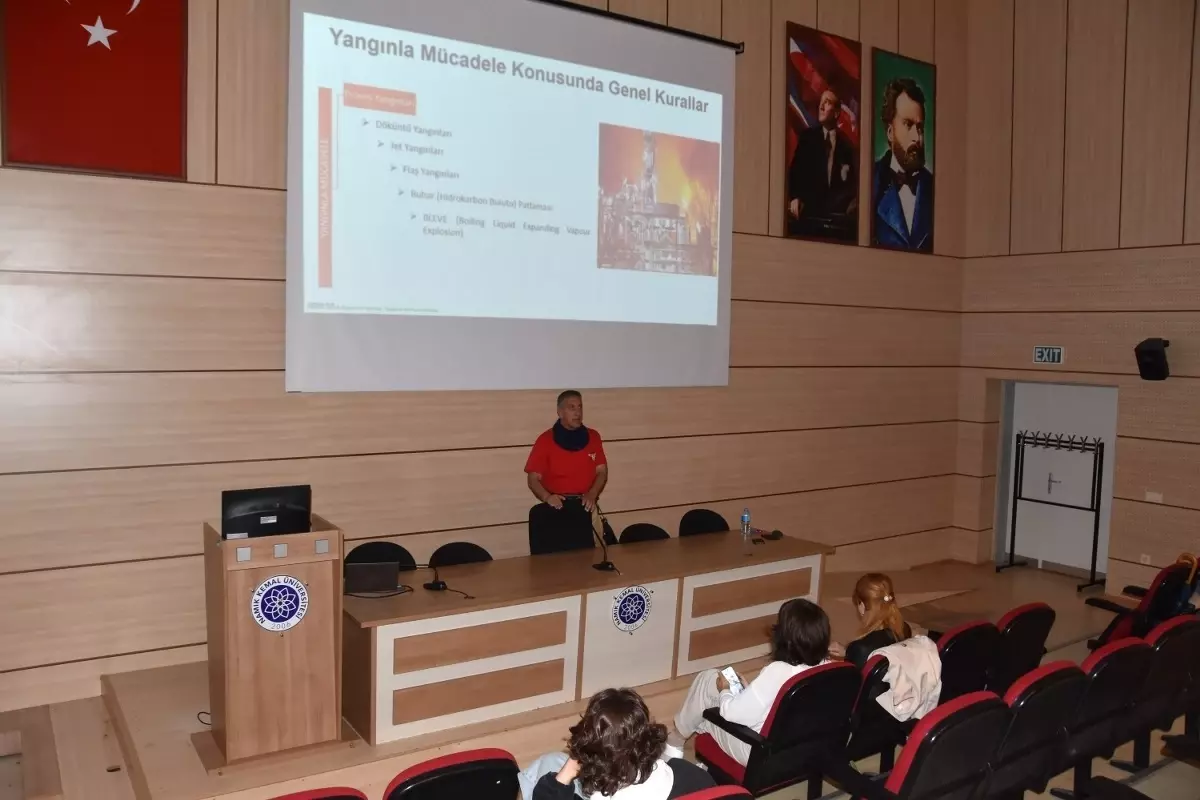 Tekirdağ Namık Kemal Üniversitesi'nde Yangından Korunma ve Söndürme Stratejileri Eğitimi