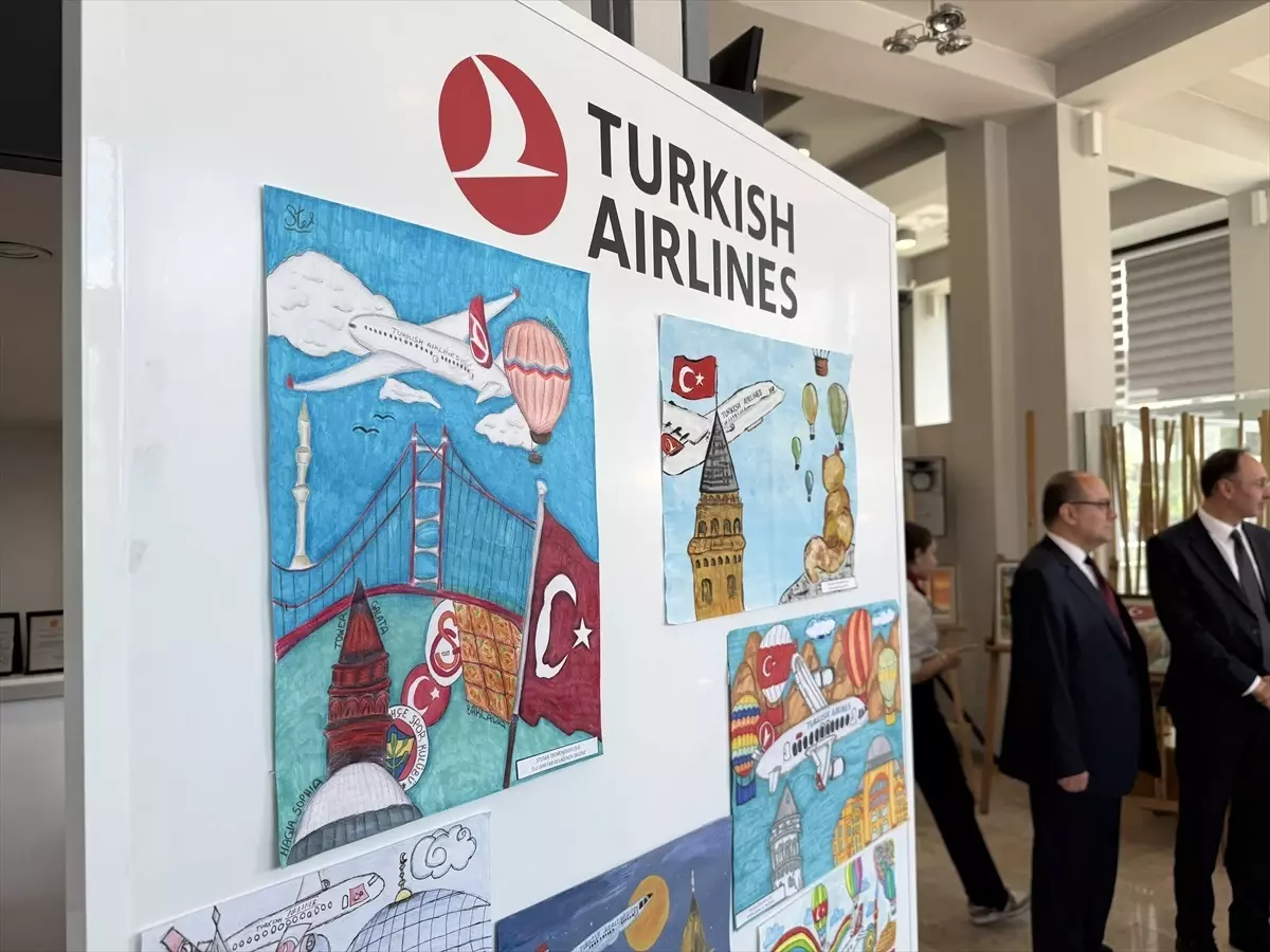 THY, Kuzey Makedonya'da Resim Yarışması Düzenledi