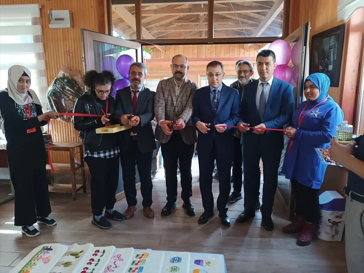 Tosya'da Özel Gereksinimli Öğrencilerden Yıl Sonu Sergisi