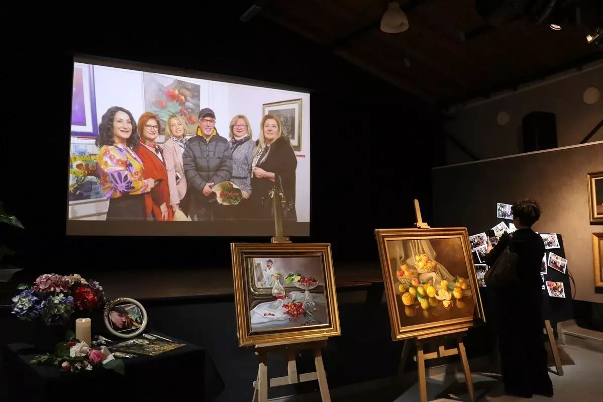 Trabzon'da Ressam Abit Güner Anısına Resim Sergisi Açıldı