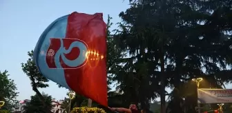 Trabzonspor taraftarları, Ziraat Türkiye Kupası finalini dev ekrandan takip etti