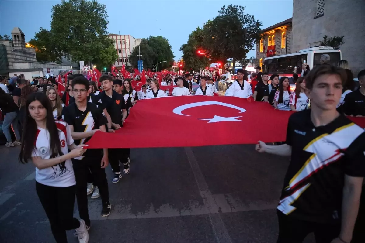 Edirne, Kırklareli ve Tekirdağ'da 19 Mayıs Coşkusu
