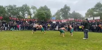 Sinop'ta Hıdırellez Şenlikleri Kapsamında Karakucak Güreş Müsabakaları Düzenlendi