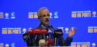 Ulaştırma ve Altyapı Bakanı Uraloğlu, Trabzon'da partisinin il danışma toplantısında konuştu Açıklaması