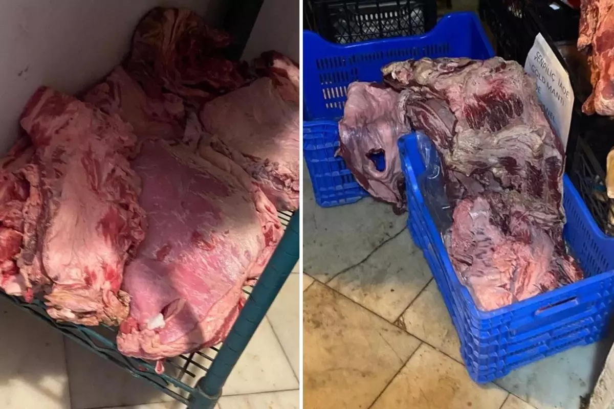 Ünlü zincir markette büyük skandal! Etlerden numune alındı, 2 kişi gözaltında
