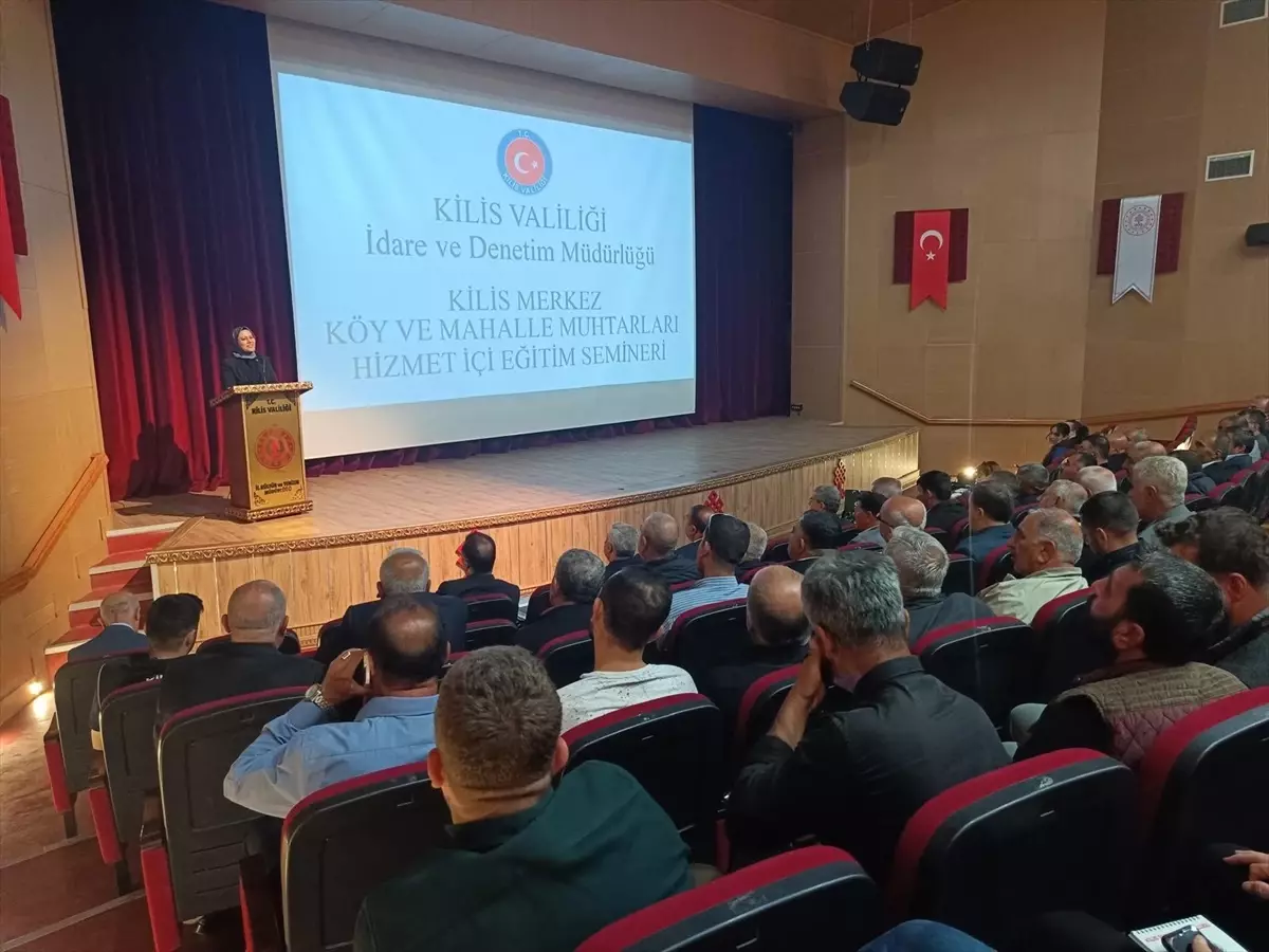 Yeşilay Kilis'te Muhtarlara 'Bağımsızlık Seferberliği' Anlattı