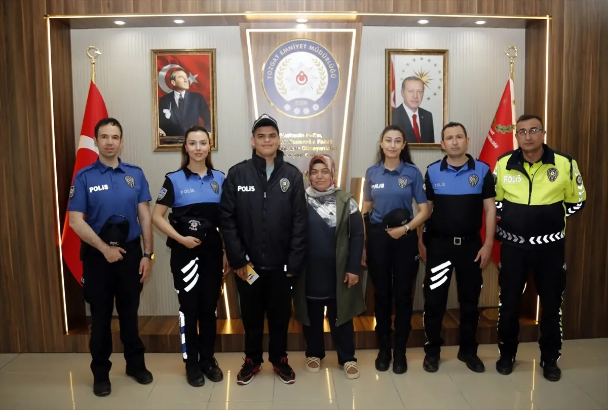 Yozgat'ta Otizmli Çocuğun Polis Olma Hayali Gerçek Oldu
