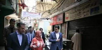 YTB Başkanı Abdullah Eren, Beyrut'taki Sabra Şatilla Mülteci Kampı'nı Ziyaret Etti