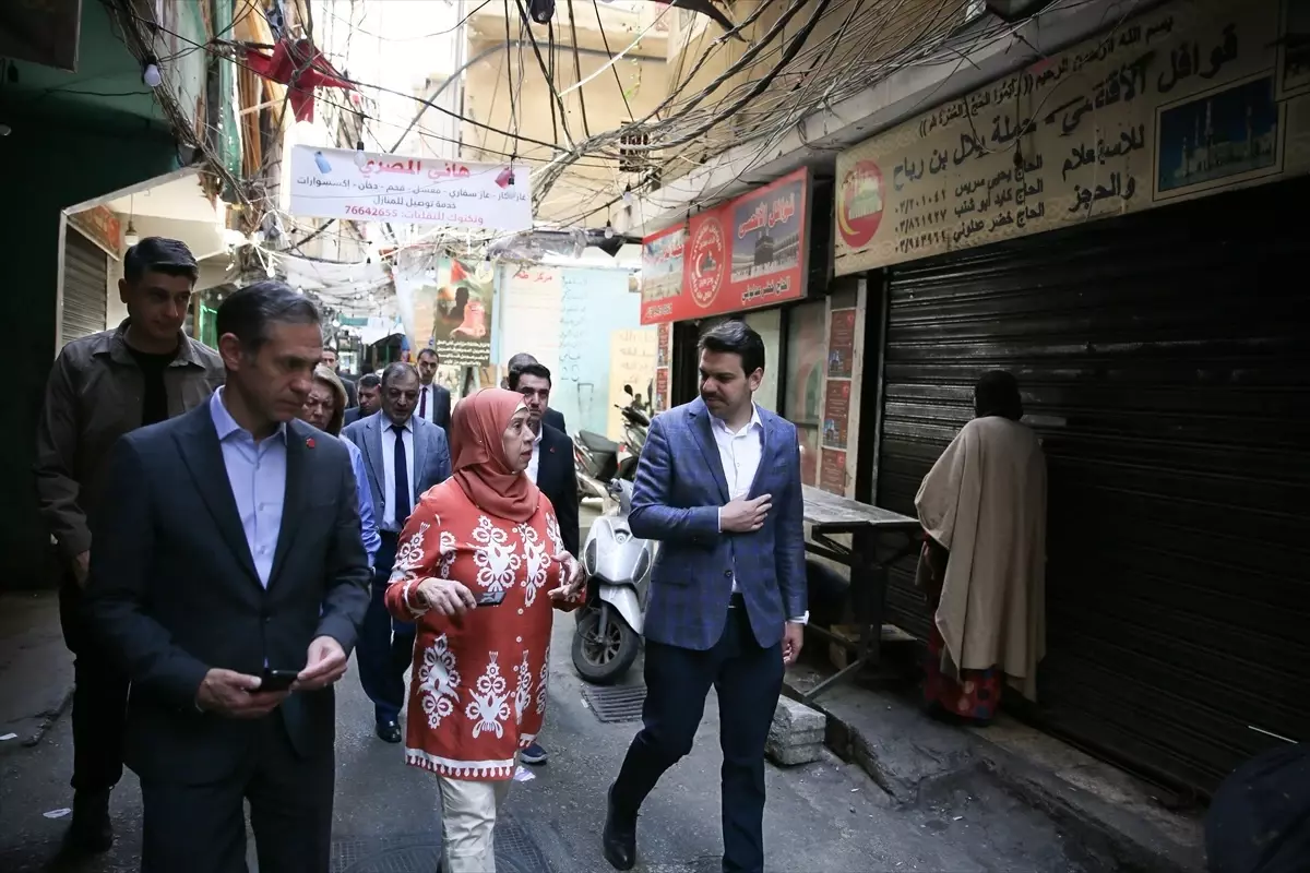 YTB Başkanı Abdullah Eren, Beyrut'taki Sabra Şatilla Mülteci Kampı'nı Ziyaret Etti