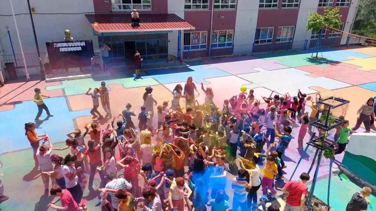 Akçaköy İlk-Ortaokulu'nda Hıdırellez Şenliği ve Colourfest Coşkusu