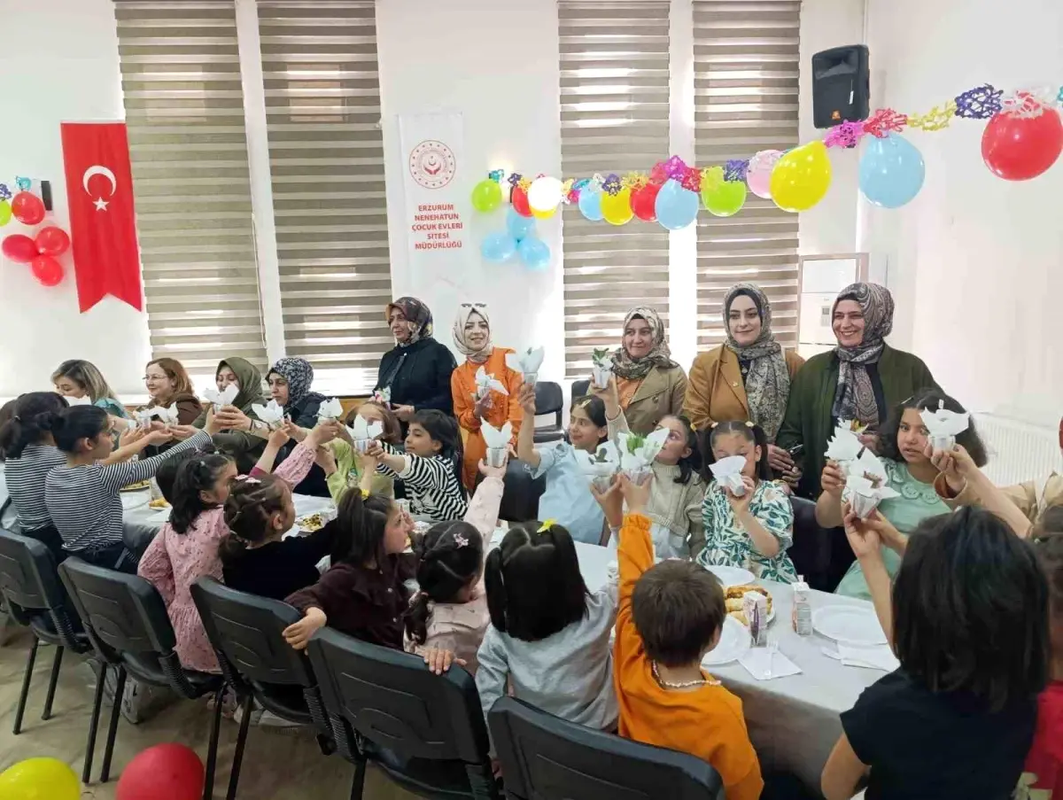 Anneler ve Çocuklar Eğleniyor Etkinliği Erzurum'da Gerçekleşti
