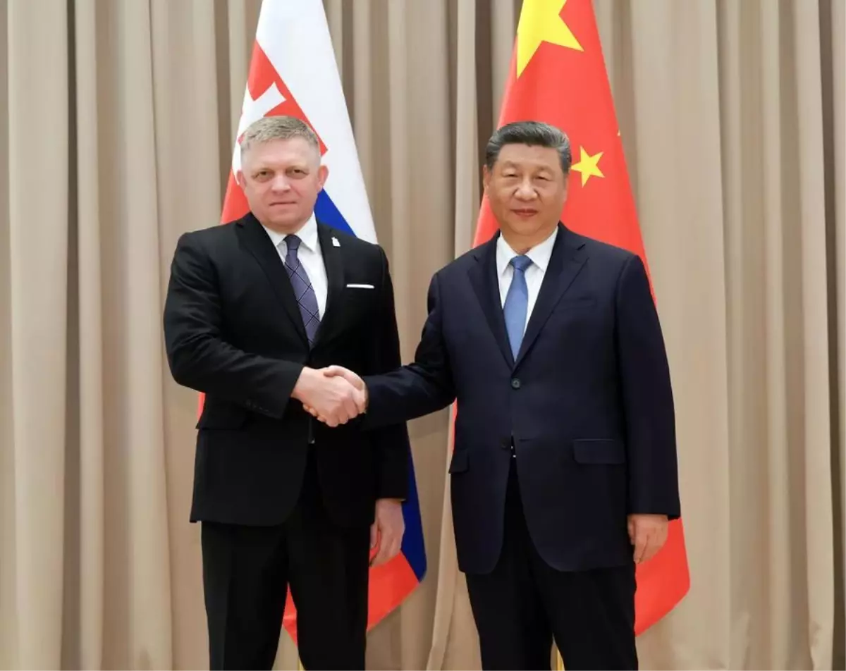 Xi Jinping ve Slovakya Başbakanı Fico'dan İşbirliği Vurgusu