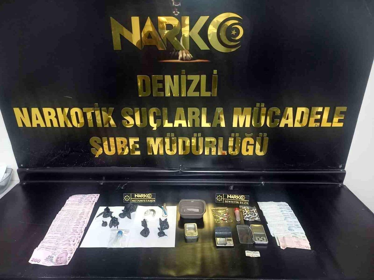 Denizli'de Uyuşturucu Operasyonu: 22 Gözaltı